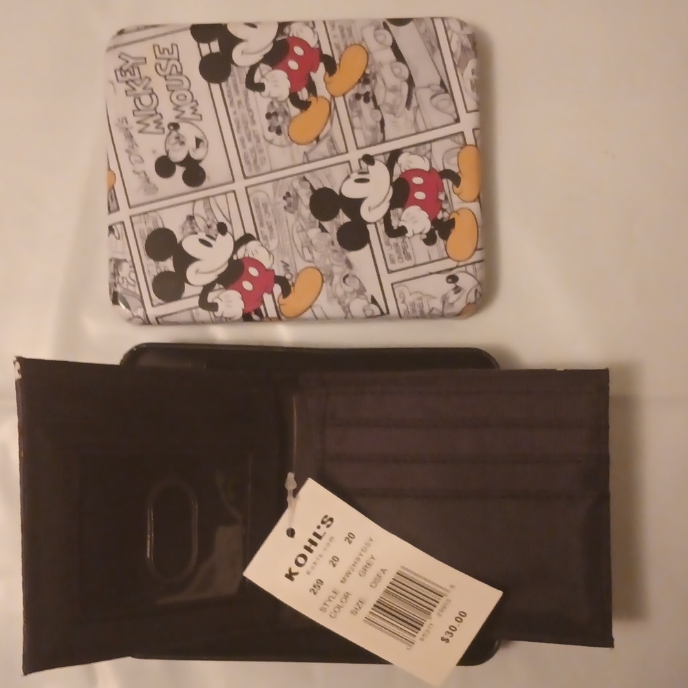 Mickey Mouse Wallet With Collector Tin. - Picture 3 of 5